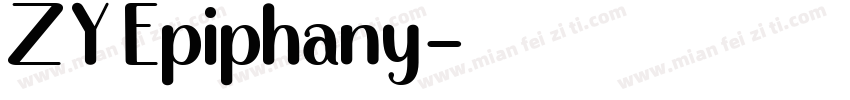 ZY Epiphany字体转换
